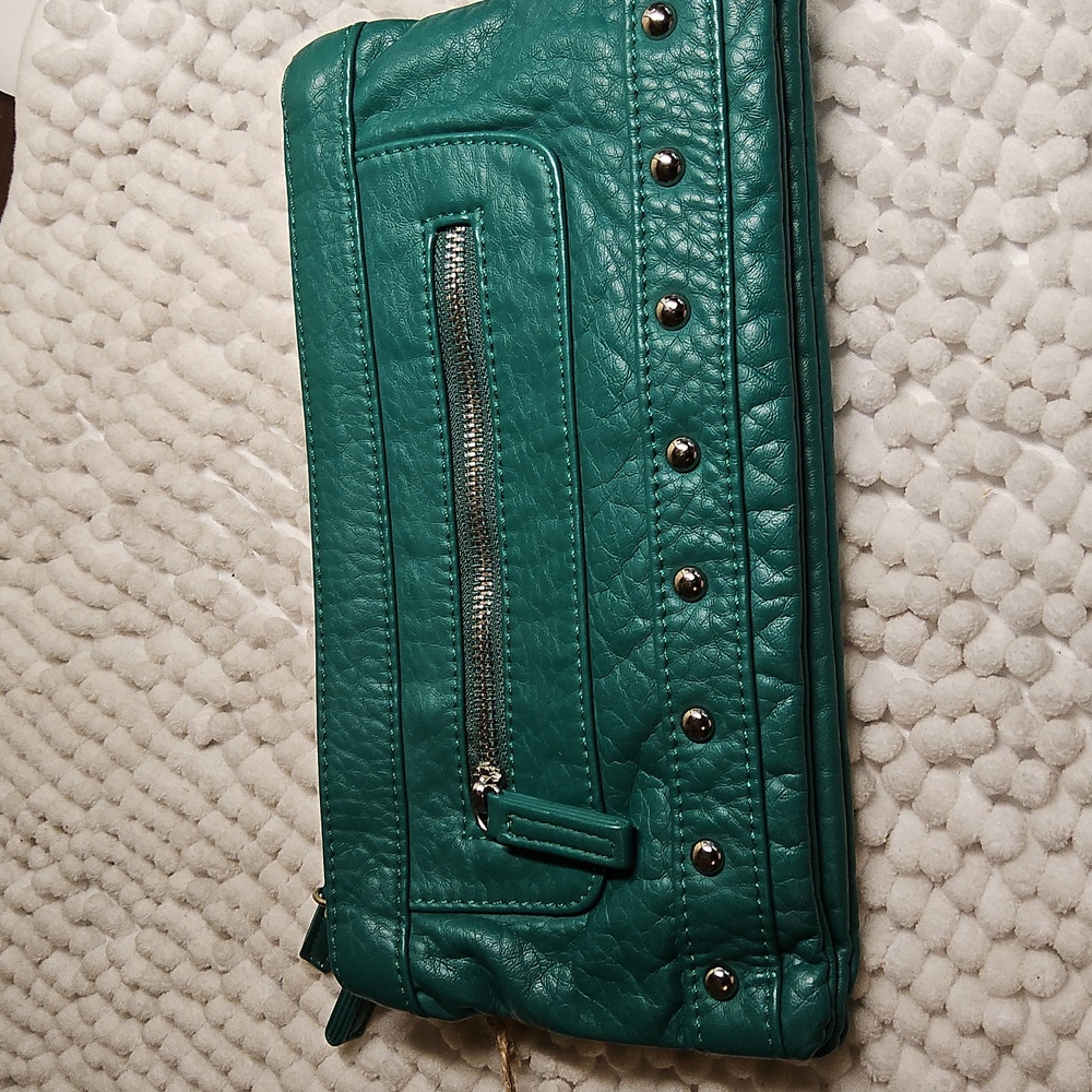 Ampere Creations Vegan Leather Wristlet with dust bag